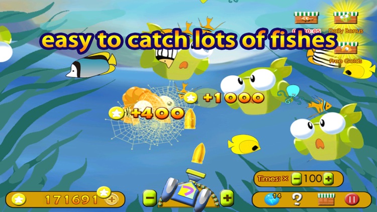 Candy Crazy Fish -  go catch magic fishes and fairy screenshot-3