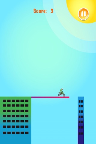 An Amazing Bike Race - A Bridge Crossing Challenge Game screenshot 2