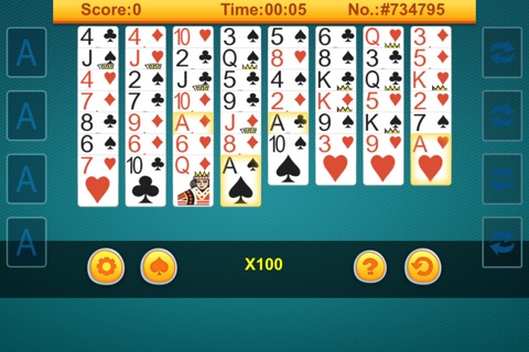 123 # Freecell screenshot 2