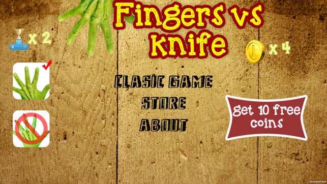 Fingers vs Knife