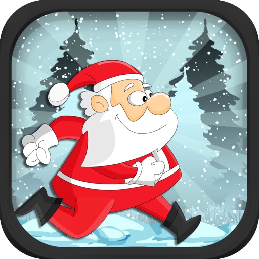 Christmas Santa Run : Crazy Snow Road Running Holiday Edition FREE! icon