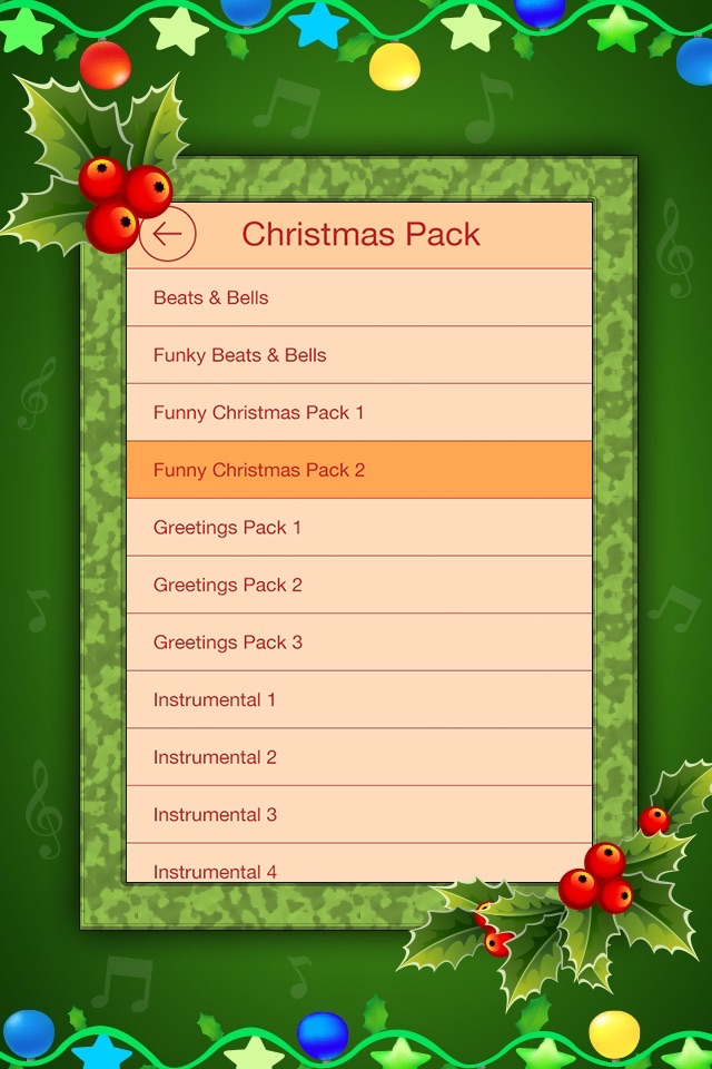 Holiday Ringtones Festival - Christmas Carols & New Year Ringtones Festival screenshot 2