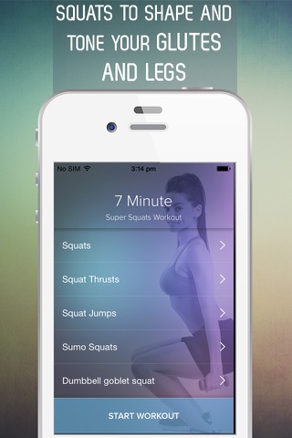 7 Minute Super Squats Workout for Strong Legs and Butt screenshot 2