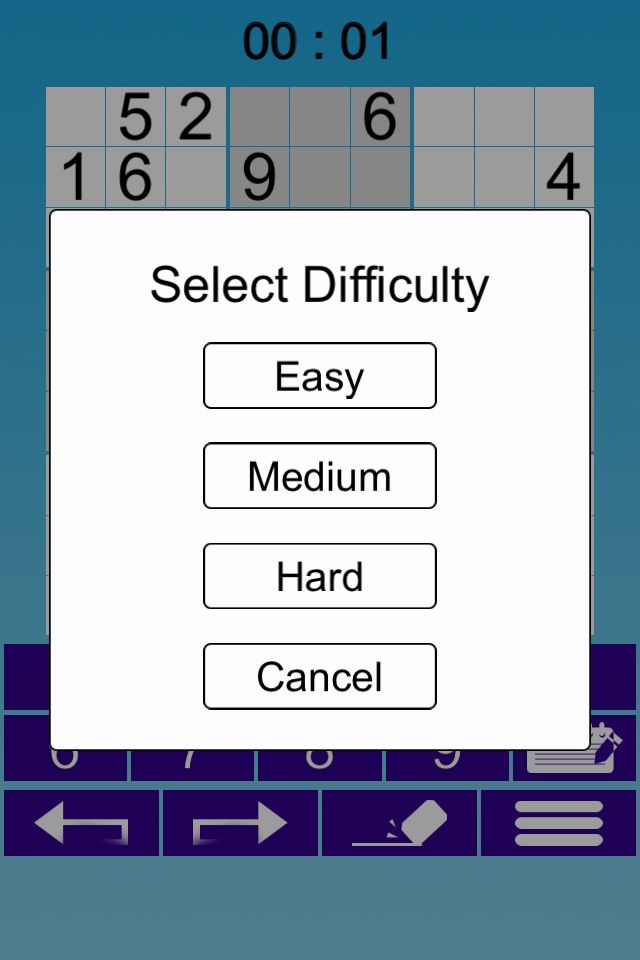 :-) Sudoku screenshot 4