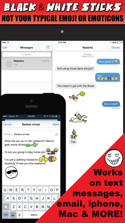Free Stick Emoji Texting