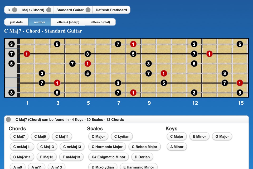 Guitar Scales I screenshot 2