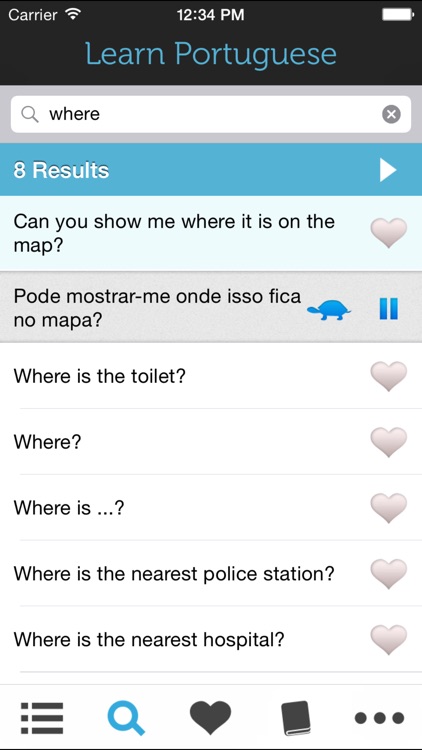 Learn Portuguese - Phrasebook for Travel in Portugal, Lisbon, Algarve, Porto, Sintra screenshot-3