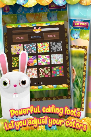 Easter Bunny 2015 Photo Frame Editor - Candy , Kids , Rabbits and Chocolate Eggs Collage FREE screenshot 4