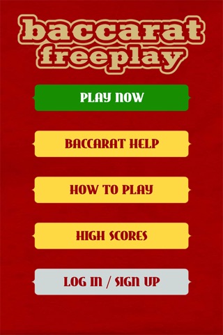 Baccarat Freeplay screenshot 2