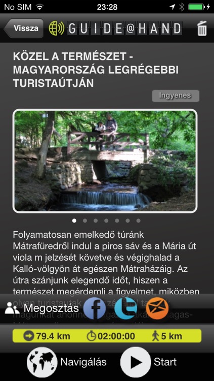 Mátra GUIDE@HAND, Audio and Map screenshot-3