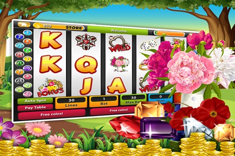 " AAA " Sweet Heart Joy of Winning Taj Vegas Mega Casino Slot Machines screenshot 2