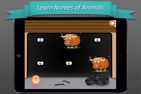 Peekaboo Animal Names & Sound Playtime : Learn about Wild Jungle Animals in this Matching Puzzle for Toddlers FREE screenshot 4