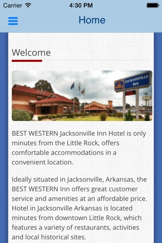 BW Jacksonville Inn Hotel App screenshot 4