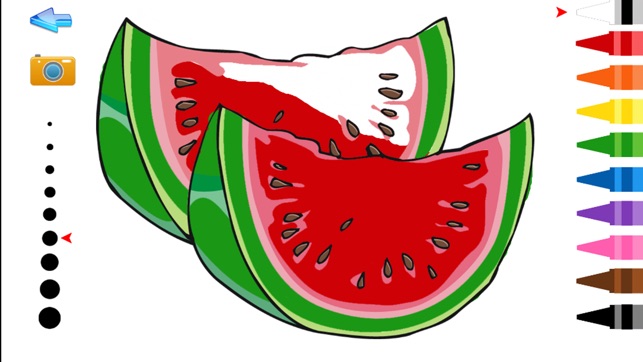 Color The Fruits And Vegetables Coloring Pages(圖2)-速報App