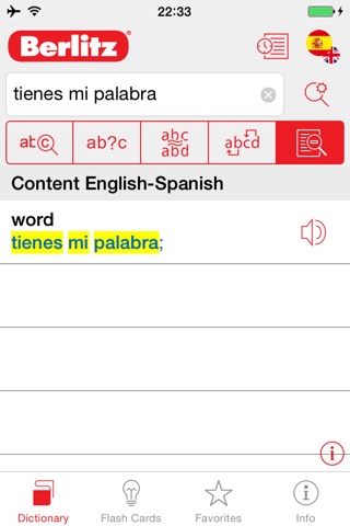 Spanish - English Berlitz Basic Talking Dictionary screenshot 2