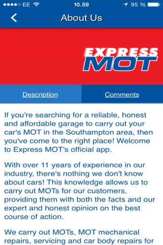 Express MOT screenshot 2