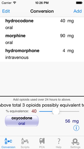 eOpioid™ : Opioids & Opiates Calculatorのおすすめ画像1
