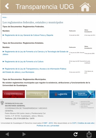 Transparencia UDG screenshot 3