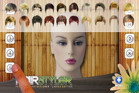 Virtual Hair Styler Hair Salon Designer (iPad Version) screenshot 2