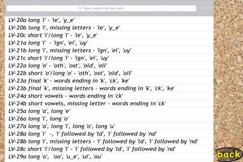 Word Sorts 7 to 9 screenshot 2