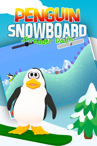 Penguin Snowboard Shredder Dash: Downhill Mountain Racing screenshot 2