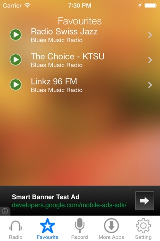 Blues Music Radio Recorder screenshot 3