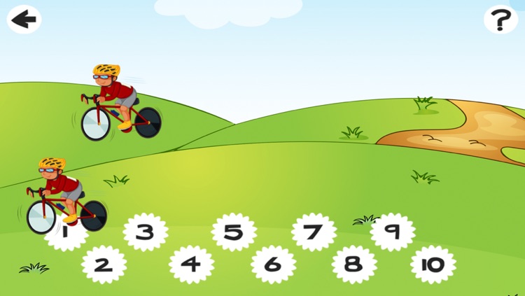 123 Bike Count-ing & Learn-ing Number-s To Ten! Great Kid-s Games screenshot-3