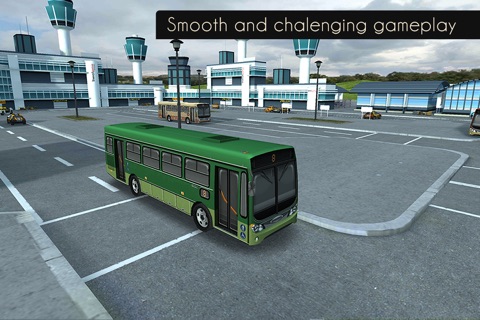 City Airport 3D Bus Parking screenshot 4