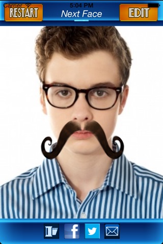 Mustache Photo Fun: Blend a Free Cool Mustache with your Photo screenshot 4