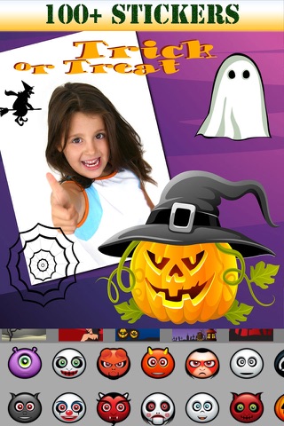 Halloween Greeting Cards and Stickers screenshot 3