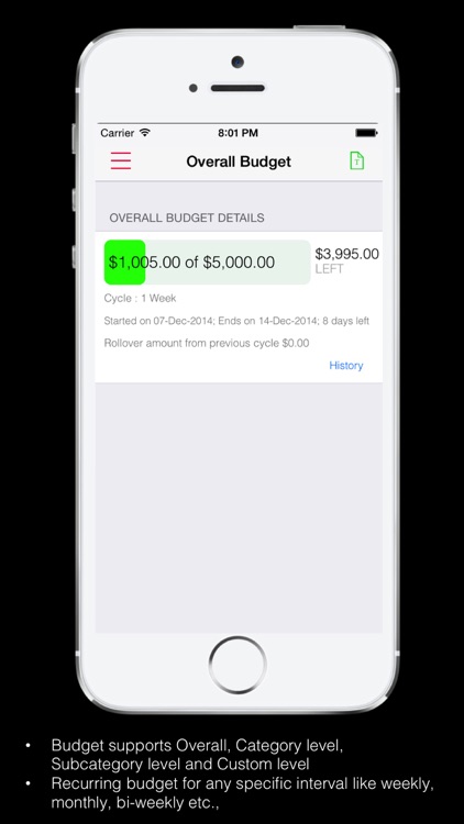 Expense Tracker Pro : Manager for Home budget, accounts and expenses screenshot-3