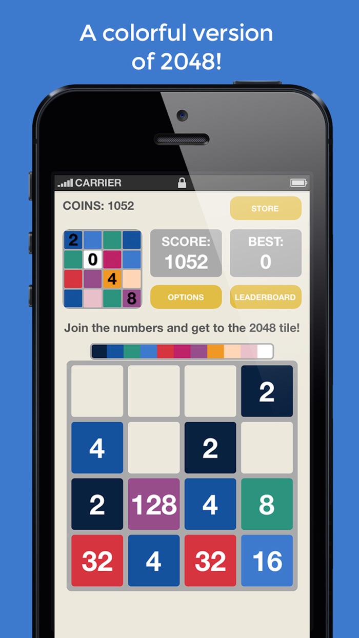 2048 Number Tile Puzzle Game Saga