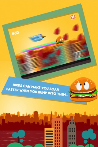 A Yummy Bouncy Burger Drop: Sky High Mania screenshot 2