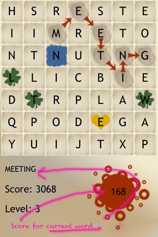 Words English - The rotating letter word search puzzle board game screenshot 2