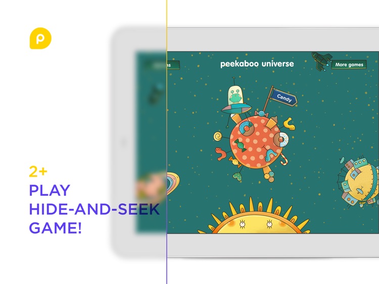 Peekaboo Universe - Find Aliens on the different planets. Funny hide and seek game for toddlers screenshot-0