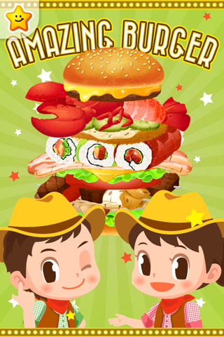 Let's do pretend!! Hamburger shop! - Work Experience-Based Brain Training App screenshot 2