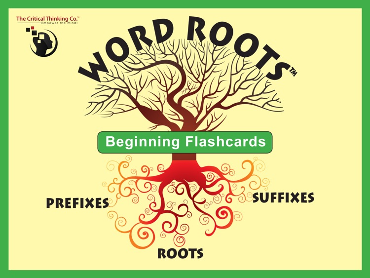 Word Roots Beginning Flashcards™