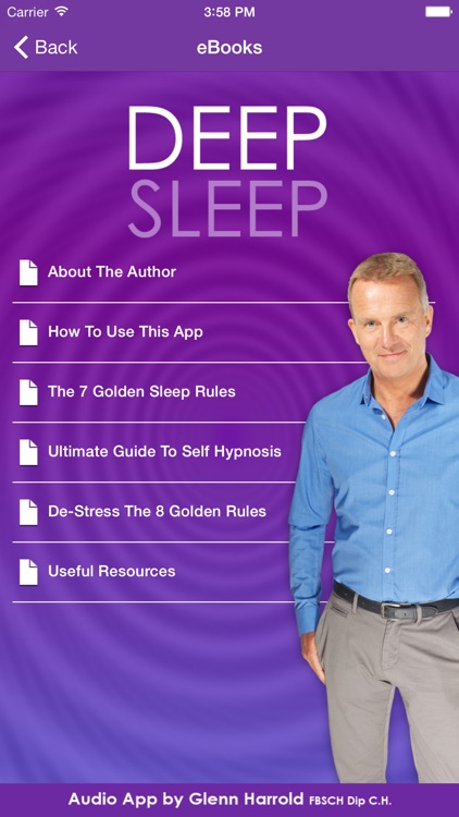 Deep Sleep by Glenn Harrold, a Self-Hypnosis Meditation for Relaxation screenshot-3