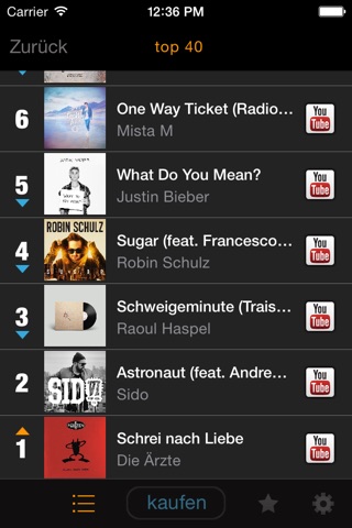 my9 Top 40 : AT music charts screenshot 3