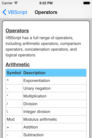 VBScript Pro FREE screenshot 2