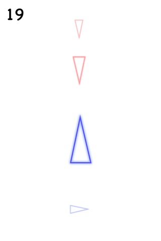 Swipe The Pointer - Lightning Triangles of Red & Blue screenshot 4