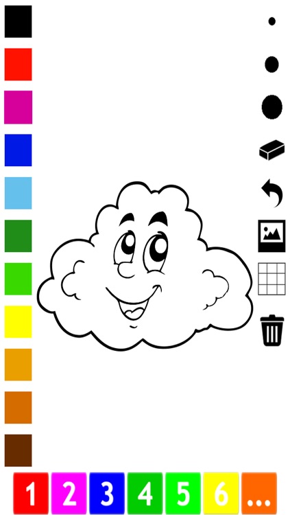 A Weather Coloring Book for Children: Learn to color the world