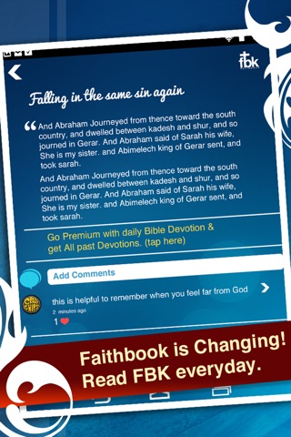 `A Faithbook Devotional App -Free Daily Life Changing Quiet Time Guide screenshot 3