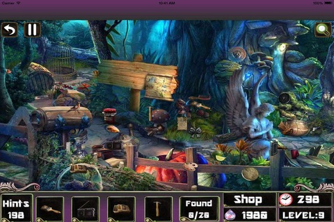 Hidden objects magical room screenshot 2
