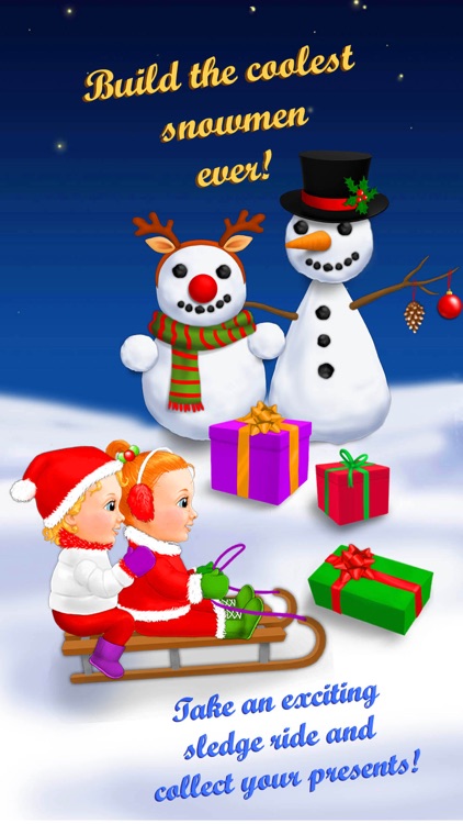 Sweet Baby Girl Christmas Fun and Snowman Gifts - Kids Game
