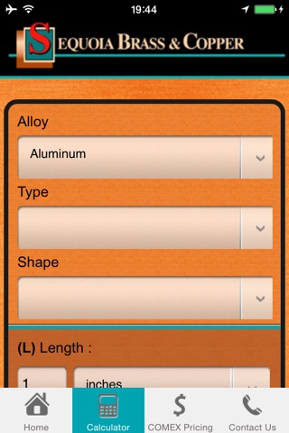 Copper Alloy Weight Calculator screenshot 4