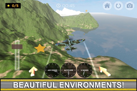 Plane Flight Simulator Realistic 3D Sim screenshot 2