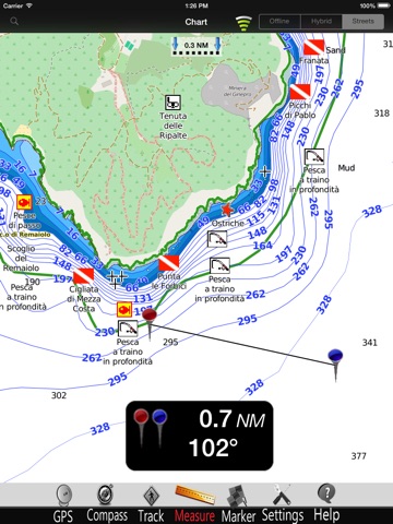 Elba Island Nautical Chart Pro screenshot 2