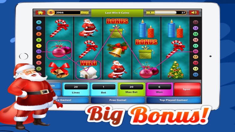 A Christmas Holiday Slot-Machine - Santa's Lucky Slots