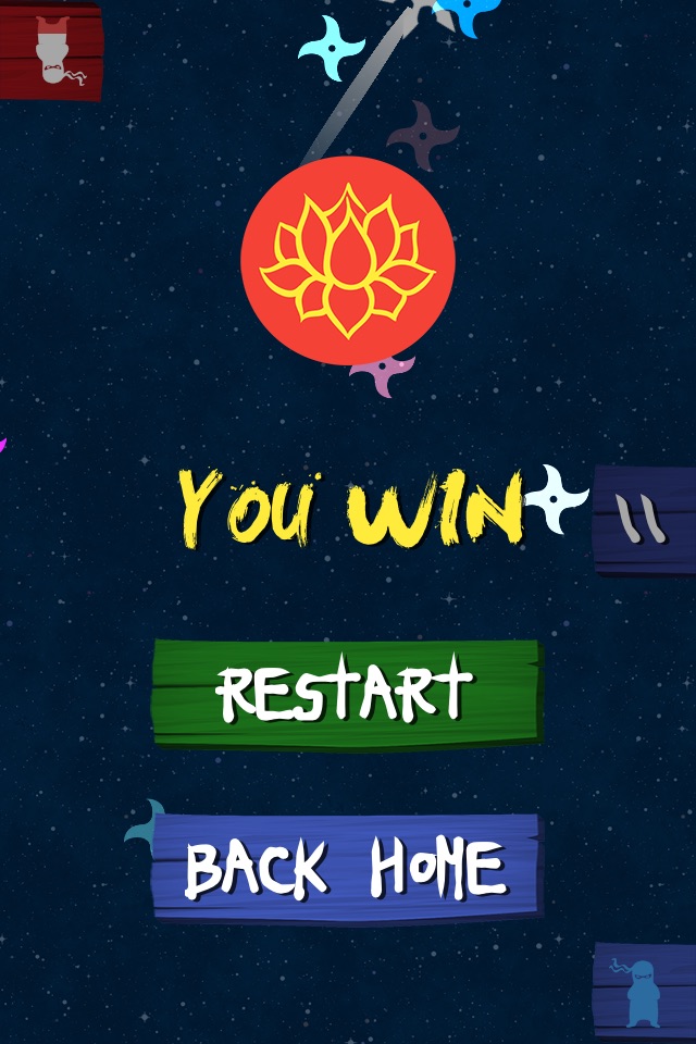 Ninja Pong - Become a shuriken master! screenshot 4